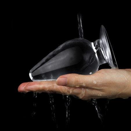 Plug transparent FLAWLESS 10 x 5.5 cm