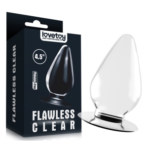 Plug transparent FLAWLESS 10 x 5.5 cm