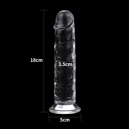 Gode Transparent FLAWLESS 16 x 3.5 cm