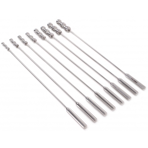 Set 8 Tiges d'urètre DILATOR BEADS 28cm | Diamètre 7 à 14mm