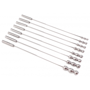 Set 8 Tiges d'urètre DILATOR BEADS 28cm | Diamètre 7 à 14mm