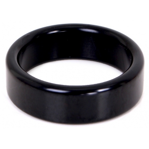 Cockring en Aluminium CIRCLE 15mm Noir