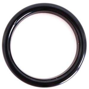 Cockring en Aluminium CIRCLE 15mm Noir