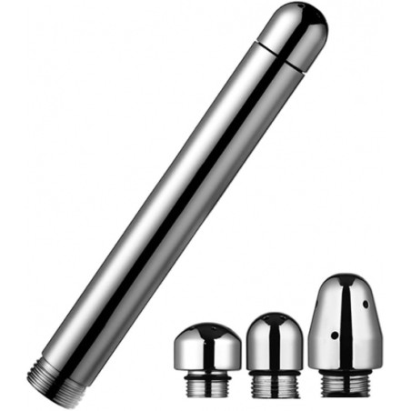 Embout de douche Alu avec 3 pommes | Insertion 15 x 2.7cm