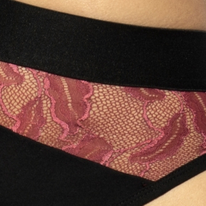 Slip LACE PUSH UP Rouge