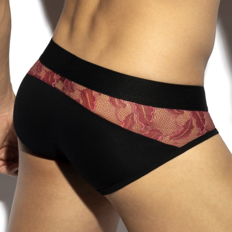 Slip LACE PUSH UP Rouge