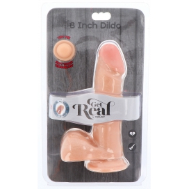 Gode réaliste avec Bourses GET REAL Dual Density 16 x 4.5 cm 2