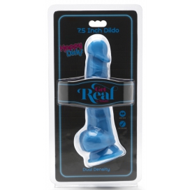Gode HAPPY DICK 14 x 3.8 cm Bleu 2
