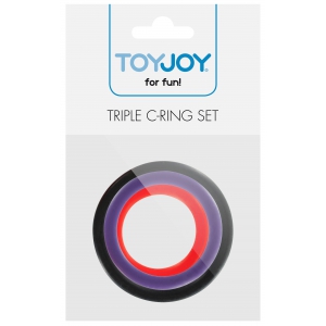 Lot de 3 cockrings fins C-RING SET