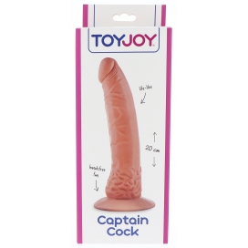 Gode réaliste CAPTAIN COCK 18 x 4 cm 2