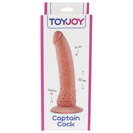Gode réaliste CAPTAIN COCK 18 x 4 cm