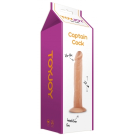 Gode réaliste CAPTAIN COCK 22 x 4.5 cm 2