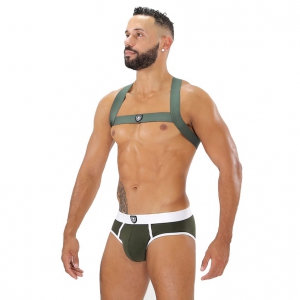 Harnais élastique FETISH X Khaki