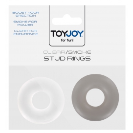 Lot de 2 Cockrings STUD 15mm 2