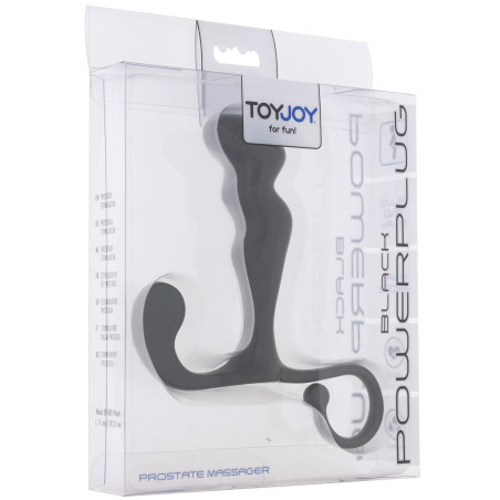 Stimulateur de prostate POWER PLUG 10 x 3 cm Noir