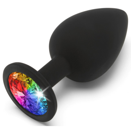 Plug Bijou RAINBOW L 9 x 4 cm