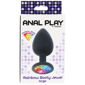 Plug Bijou RAINBOW L 9 x 4 cm 2