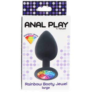 Plug Bijou RAINBOW L 9 x 4 cm