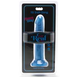Gode HAPPY DICK 18 x 3.5 cm Bleu 2