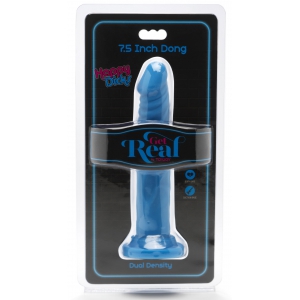 Gode HAPPY DICK 18 x 3.5 cm Bleu