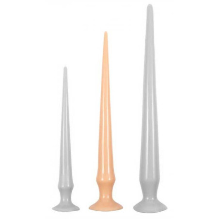 Gode long TAIL FLEX M 40 x 4.5 cm Flesh