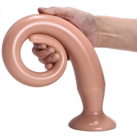 Gode long TAIL FLEX M 40 x 4.5 cm Flesh 2