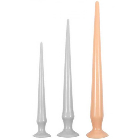 Gode long TAIL FLEX L 48 x 4.5 cm Flesh