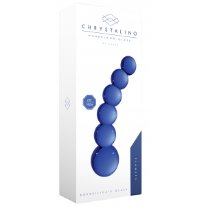 Gode en verre PLANETS Bleu 18 x 4.3 cm
