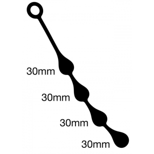 Boules anales en silicone DROPS S Diamètre de 3 cm