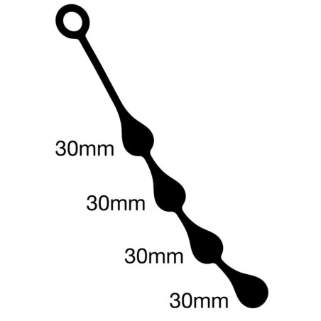 Boules anales en silicone DROPS S Diamètre de 3 cm