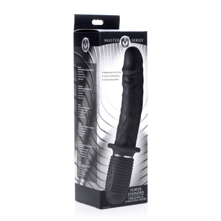 Gode vibrant à percussion POWER POUNDER 17 x 4.5 cm