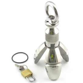 Plug Anal Chasteté ASS LOCK 11 x 6 cm 2