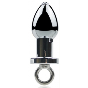 Plug en métal ARSENAL avec Anneau 8 x 3.7cm Gris
