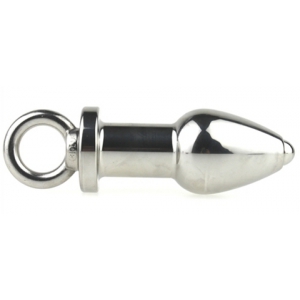 Plug en métal ARSENAL avec Anneau 8 x 3.7cm Gris