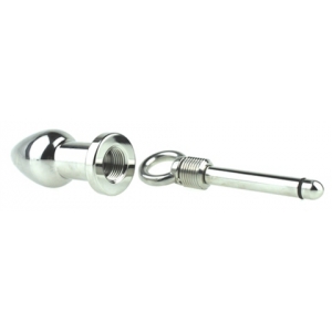 Plug en métal ARSENAL avec Anneau 8 x 3.7cm Gris