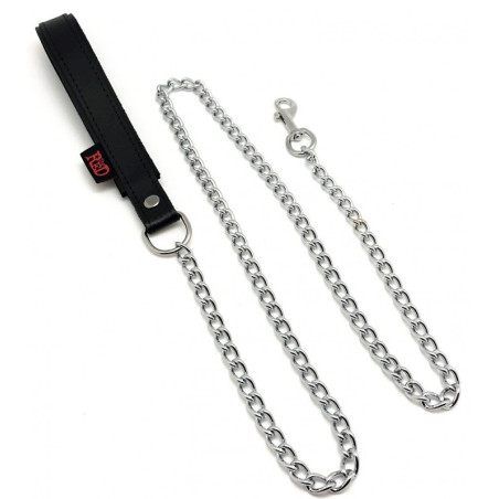Plug en métal ARSENAL Gris + Laisse Poignée en cuir 1m
