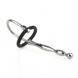 Penis Plug de 8cm de long pour 8mm avec cockring