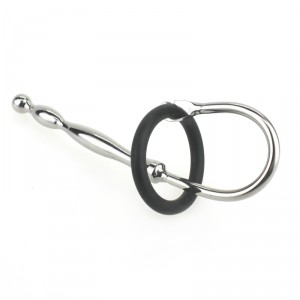 Penis Plug de 8cm de long pour 8mm avec cockring