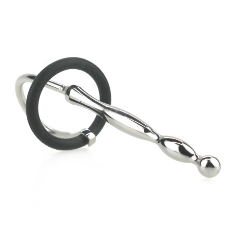 Penis Plug de 8cm de long pour 8mm avec cockring