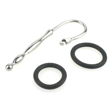 Penis Plug de 8cm de long pour 8mm avec cockring