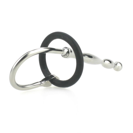 Penis Plug de 8cm de long pour 8mm avec cockring