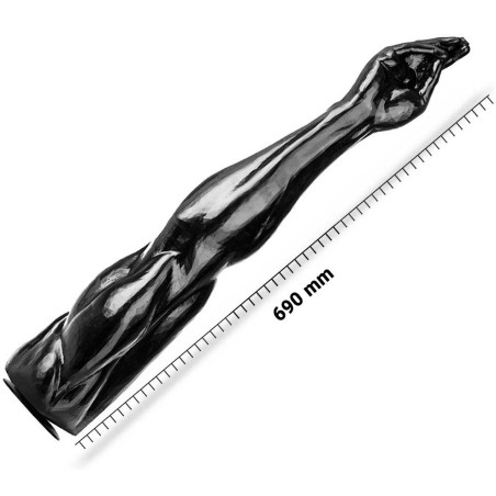 Bras à Fist DEEPR Mega Muscle Fist | 65 x 13.5 cm | Noir