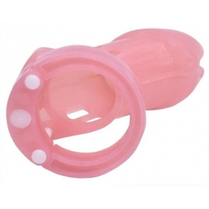 Cage de chasteté LOCKY 8 x 3.3 cm Rose