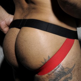 Jockstrap Stripe Fetish Rouge 2