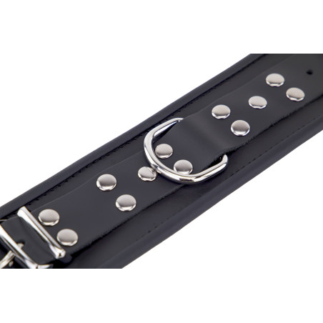 Menottes en cuir pour Chevilles Noir