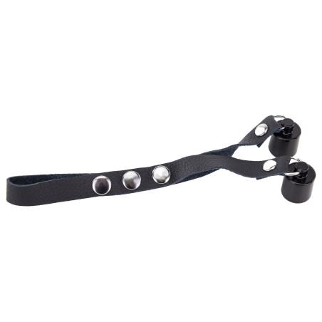 Ballstretcher en cuir avec Poids 2 x 50g