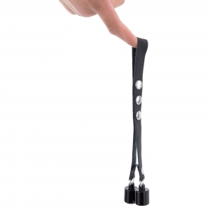 Ballstretcher en cuir avec Poids 2 x 50g