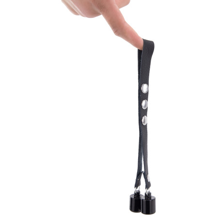 Ballstretcher en cuir avec Poids 2 x 50g