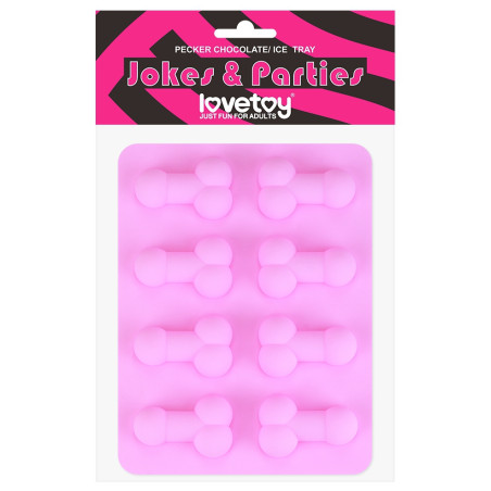 Moule à glaçons Pénis x8