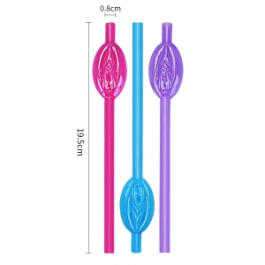 Pailles Pussy Vulve Multicolores x9
